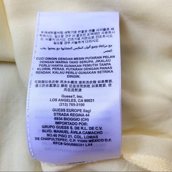 NWT Small Guess Yellow Tank Top - Picture 11 of 12
